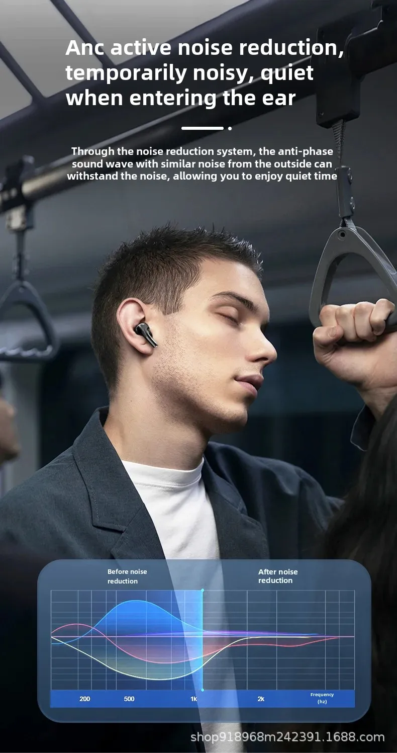 A9 AirPods Pro with Touch Display - Advanced ANC Wireless Earbuds, Smart Touch Control, and Extended Battery Life